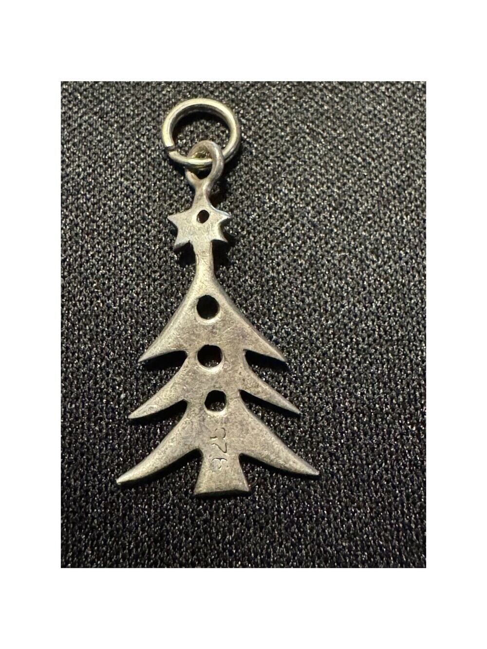 925 Sterling Silver Christmas Tree Pendant